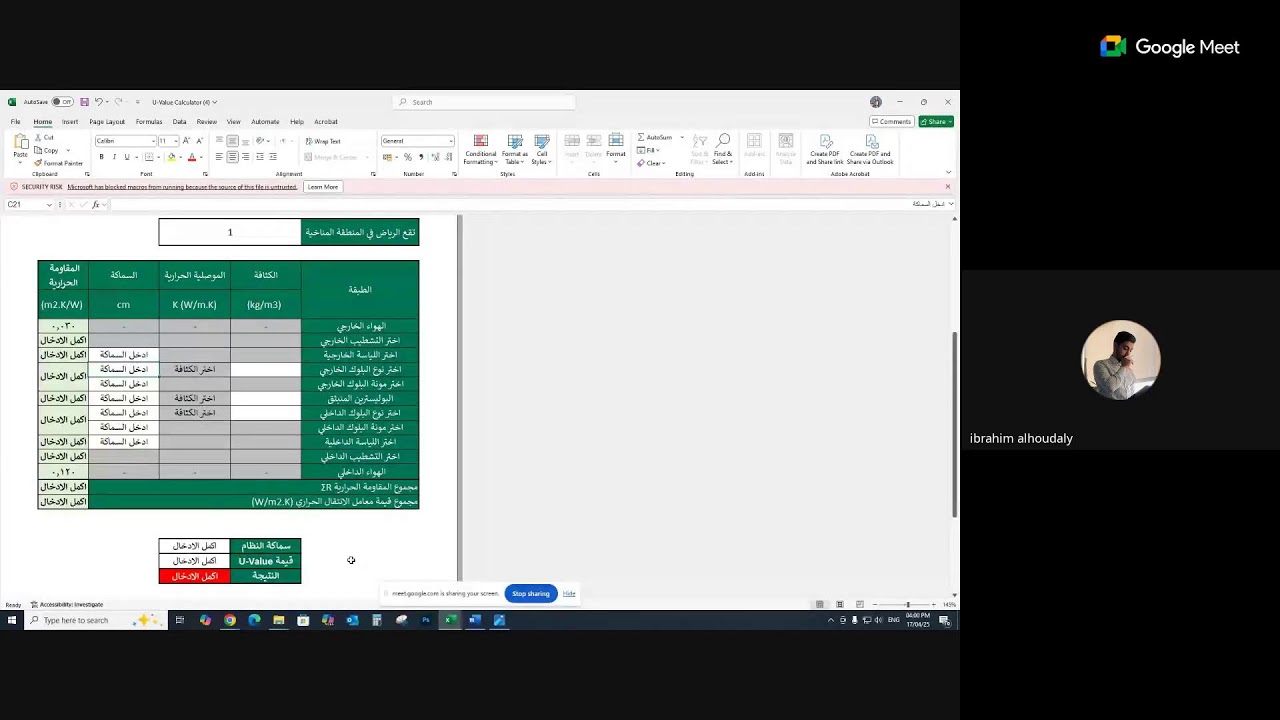 العزل الحراري | سعادة المهندس محمد النجار