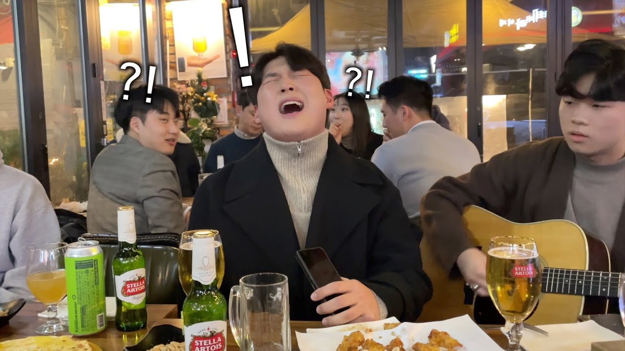 만취한 임재현의 즉흥 라이브 '조금 취했어' 앵콜 곡 '사랑에 연습이 있었다면' 고음 미쳤다 ㄷㄷ 끝까지 보세요 ㅋㅋ