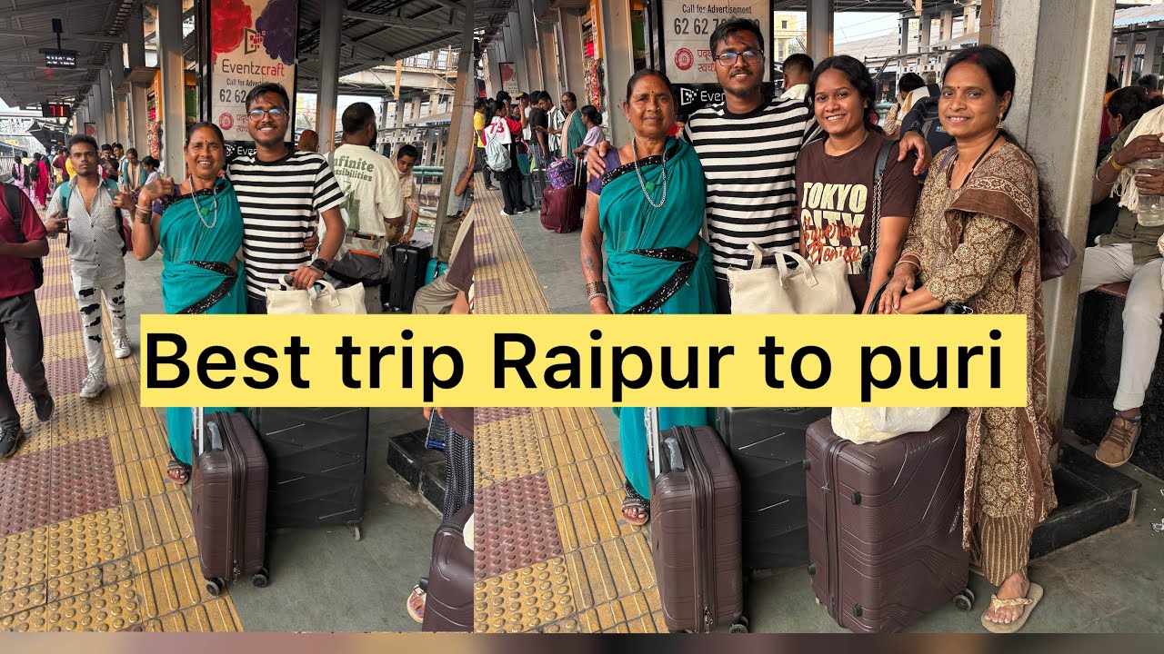 BEST TRIP RAIPUR TO PURI PART 1 #raipur #puri 