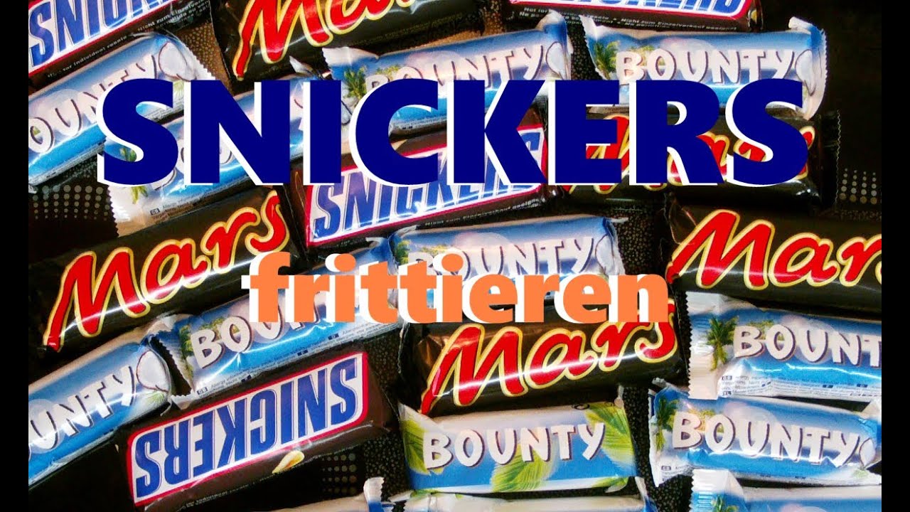 Frittier mir mal ein SNICKERS, BOUNTY, MARS ! Dessert ! TIPP !
