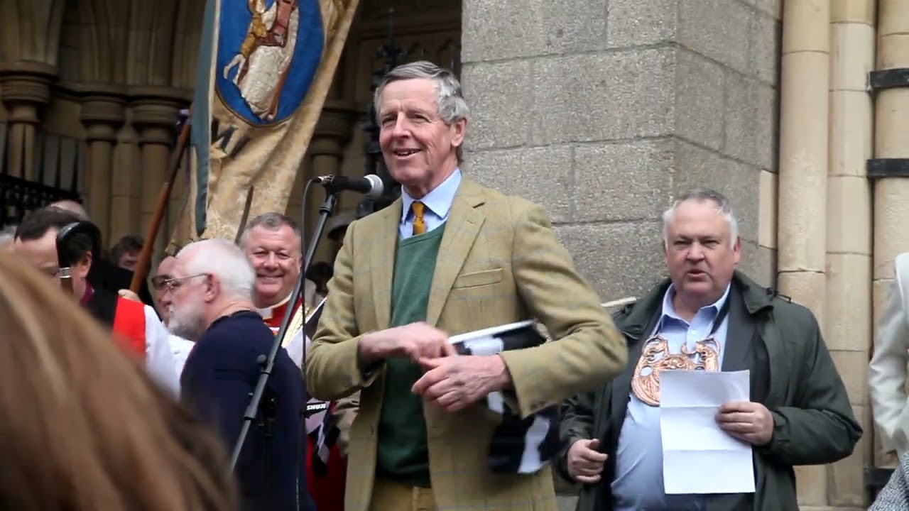 Lord Lieutenant of Cornwall, Colonel Edward Bolitho, Celebrates St. Piran's Day, 2023