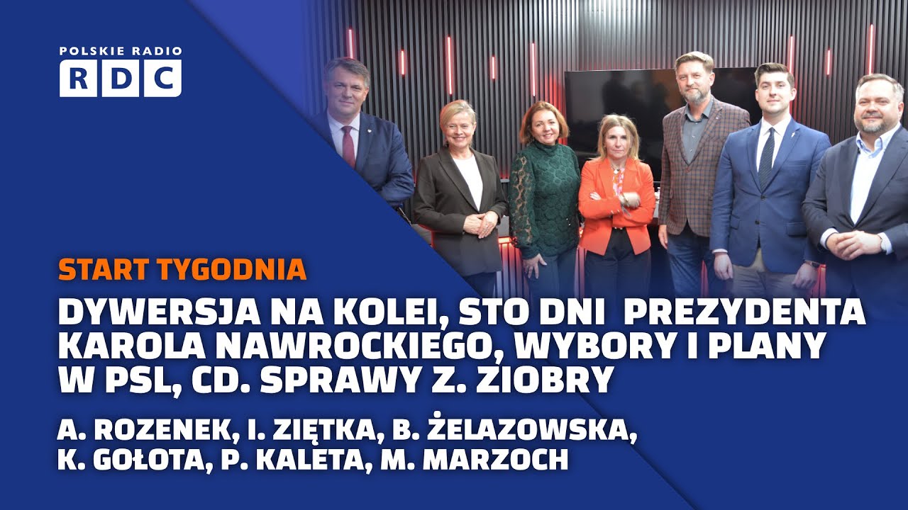 A. Rozenek, I. Ziętka, B. Żelazowska, K. Gołota, P. Kaleta, M. Marzoch | Start tygodnia #polityka