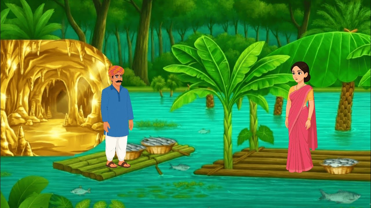 জঙ্গলের সোনার গুহা | Moral Stories Cartoon Bengali | Fairy Tales Cartoon Bengali | CBI Cartoons 