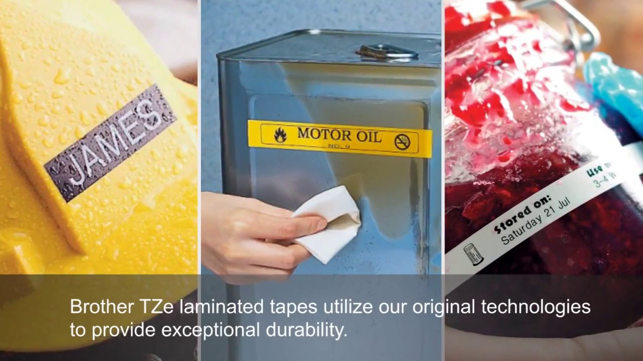 Brother TZe Laminated Tapes  P touch