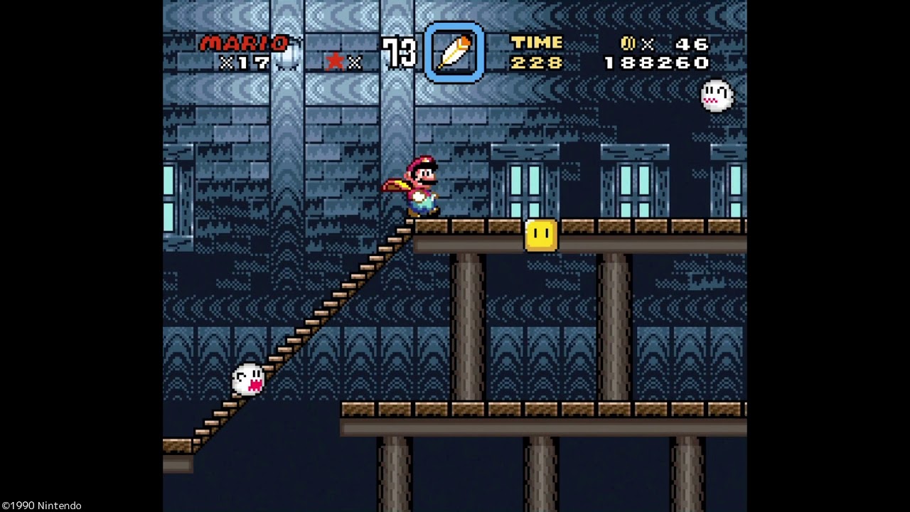 【スーパーマリオワールド】 #11 ドーナツ平野のオバケ屋敷 (通常ゴール)