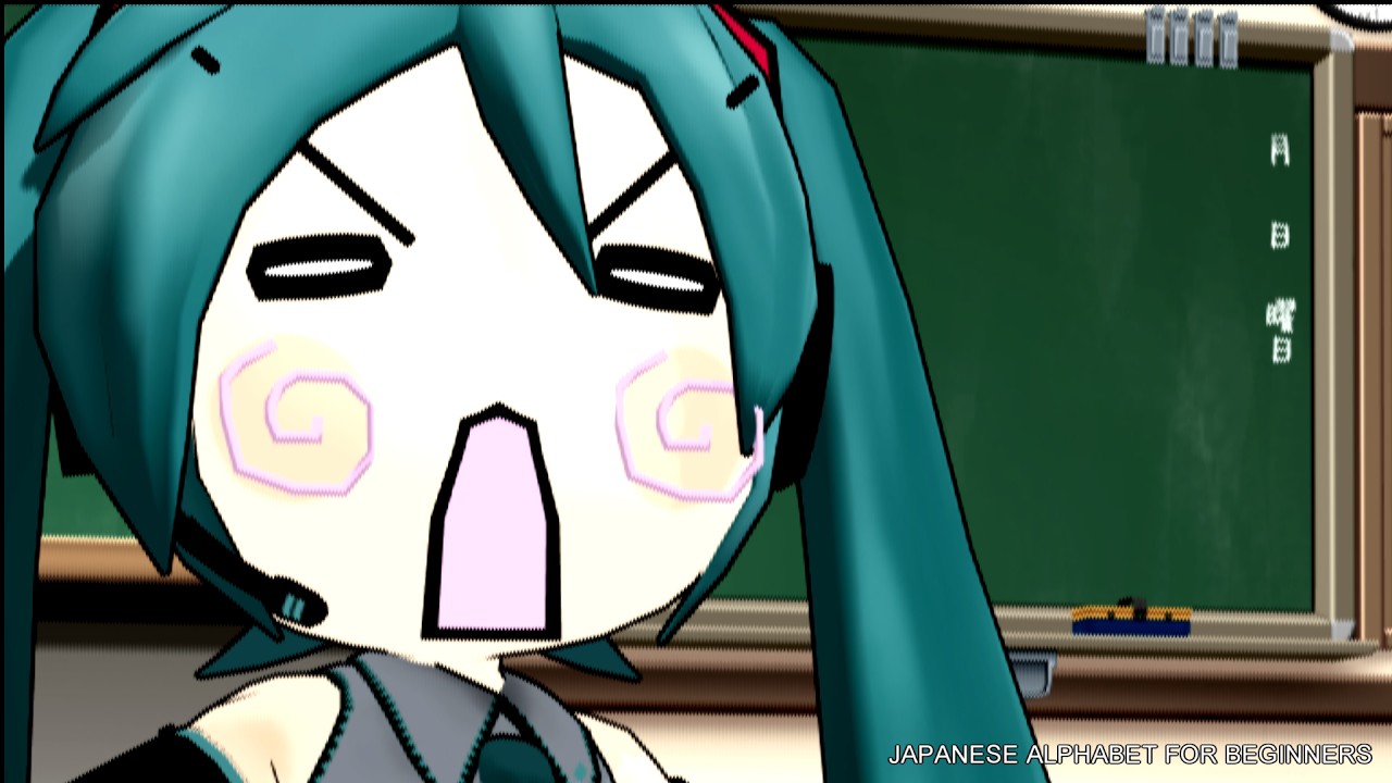 Hatsune Miku - Japanese Alphabet For Beginners - Grindcore - Metal
