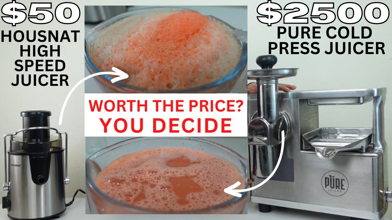 Juicer Expert Tests $50 Centrifugal & $2500 Cold Press Juicers
