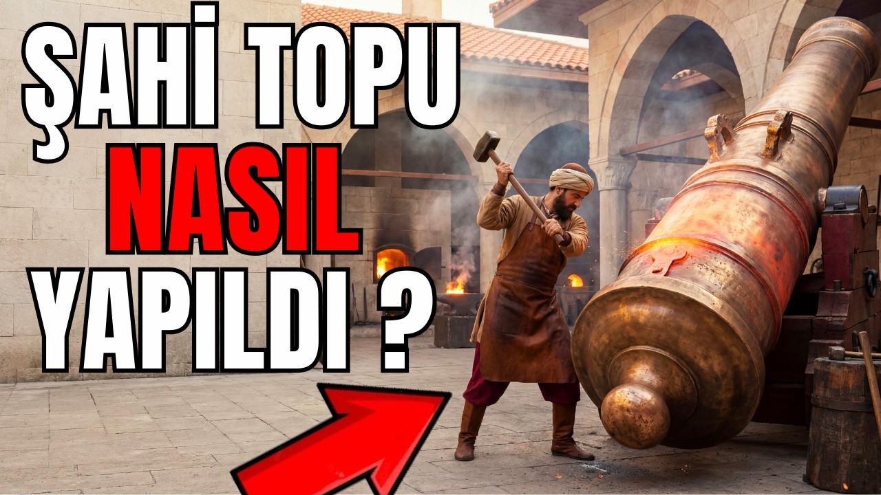 ORTA ÇAĞ’IN EN BÜYÜK SİLAHI: OSMANLI TOPLARI NASIL YAPILIYORDU ? – (AI İLE CANLANDIRILDI)