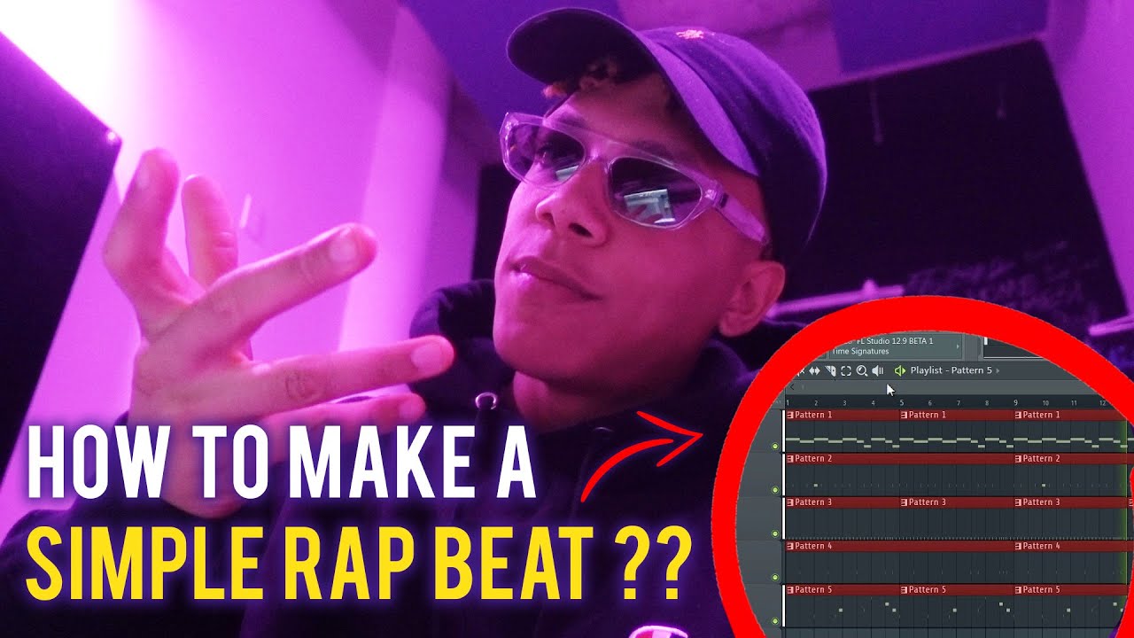 HOW TO MAKE A SIMPLE BEAT IN FL STUDIO FOR BEGINNERS 😈😈(FL STUDIO Beginner Tutorial)