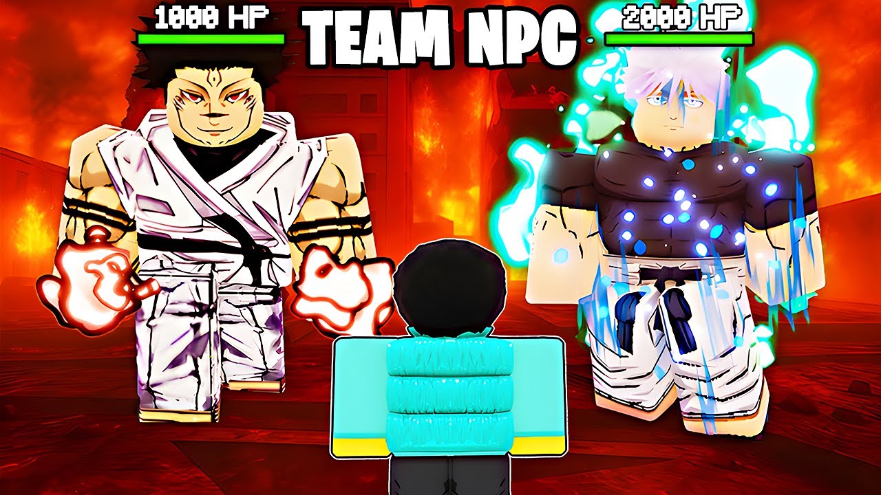 I Added TEAM NPC BOSSES To Jujutsu Shenanigans