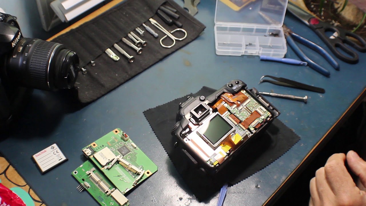 cannon 20d repair( cf card repair bad pins)