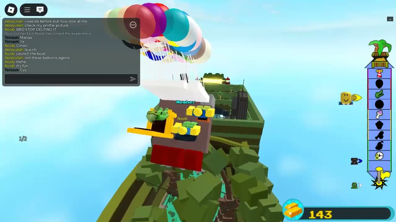 I played Build a Boat for Treasure with @Frontmanbosso and it was so fun (Part-2)