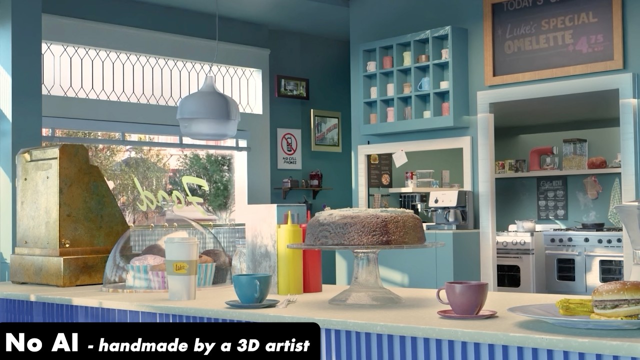 ☕️Luke's Diner, Gilmore Girls Ambience ~ Spring/Summer Version