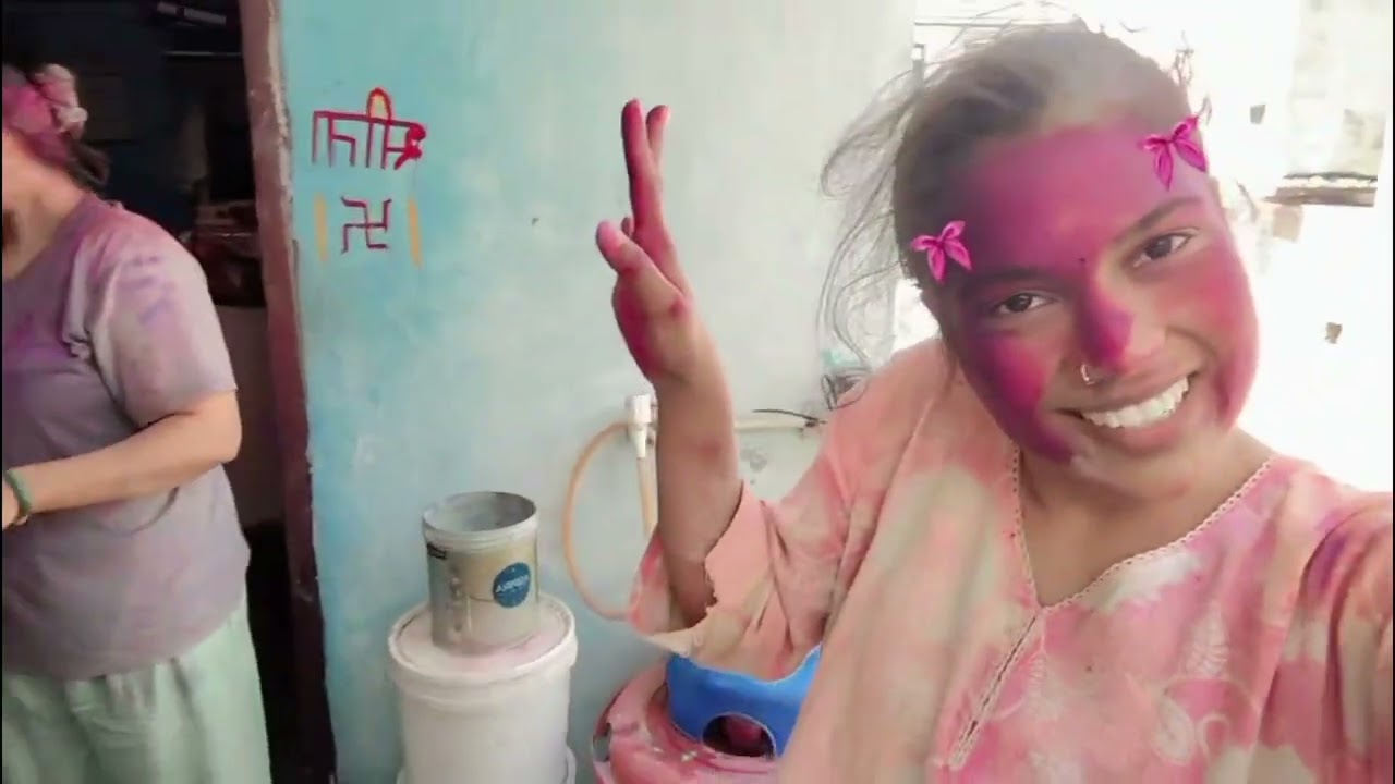 Holi special blog final part 🥰 celebrate Holi my cute building members this is amazing🩷#unfiltered🫟🫟