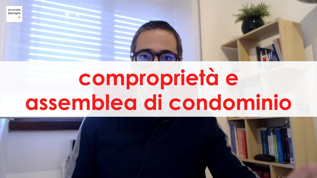 Appartamento in comproprietà e partecipazione all'assemblea di condominio