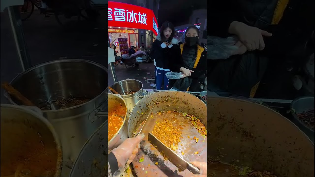 🔴Roujiamo Workflow | Stewed Pork • Chop • Stuff | Crispy Bun #streetfood