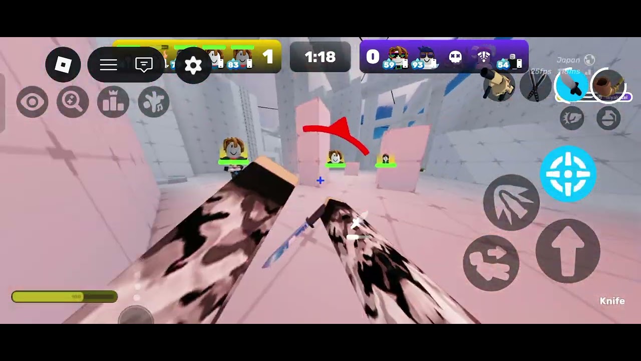 Cooking kids in 5v5 using only Knife 