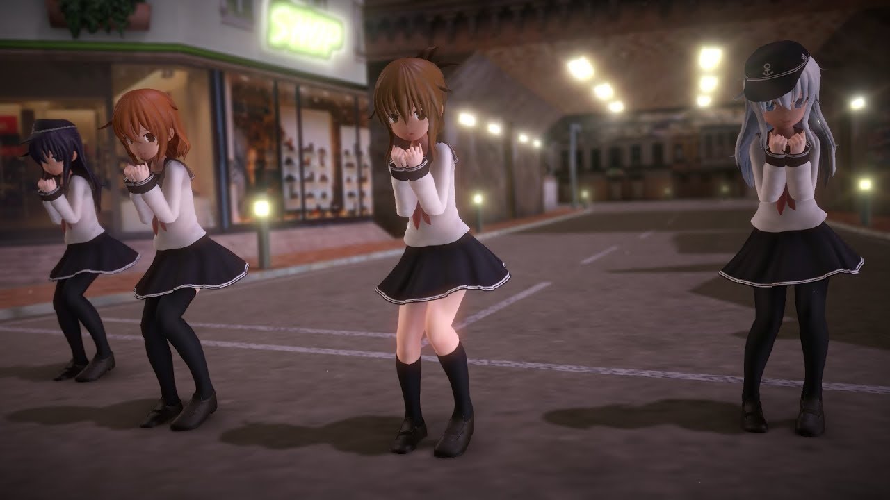 【MMD艦これ】第六駆逐隊 & 長門改二【彗星ハネムーン】