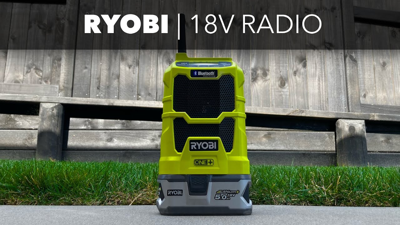 Радио Ryobi 18 В AM/FM с Bluetooth