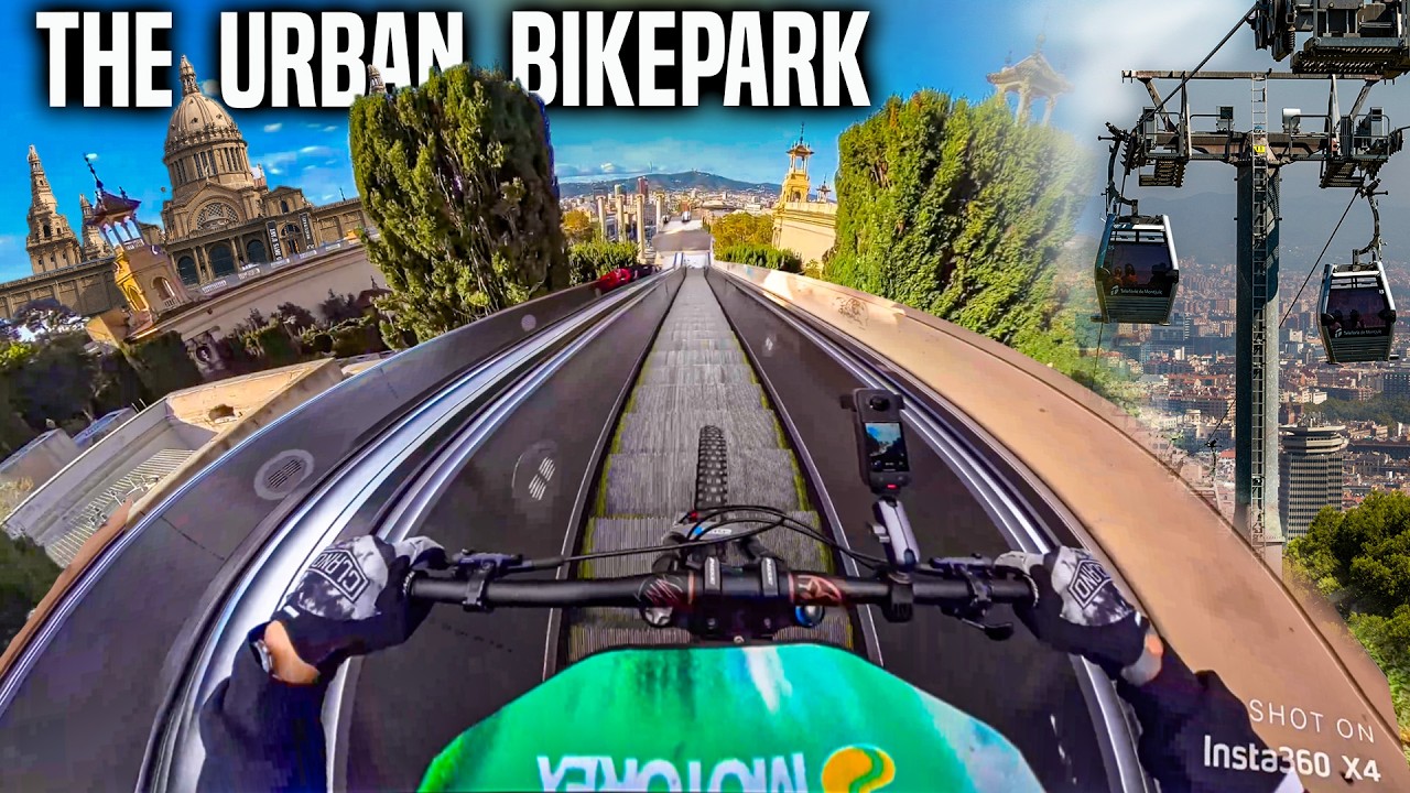 Ich habe einen URBAN DOWNHILL BIKEPARK entdeckt! Mit der Insta360 X4