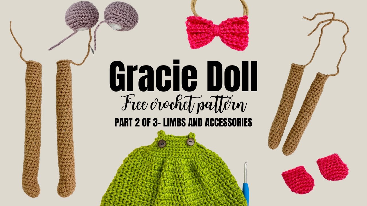 How to Crochet An Easy Baby Doll- Part 2 - Free Crochet Pattern