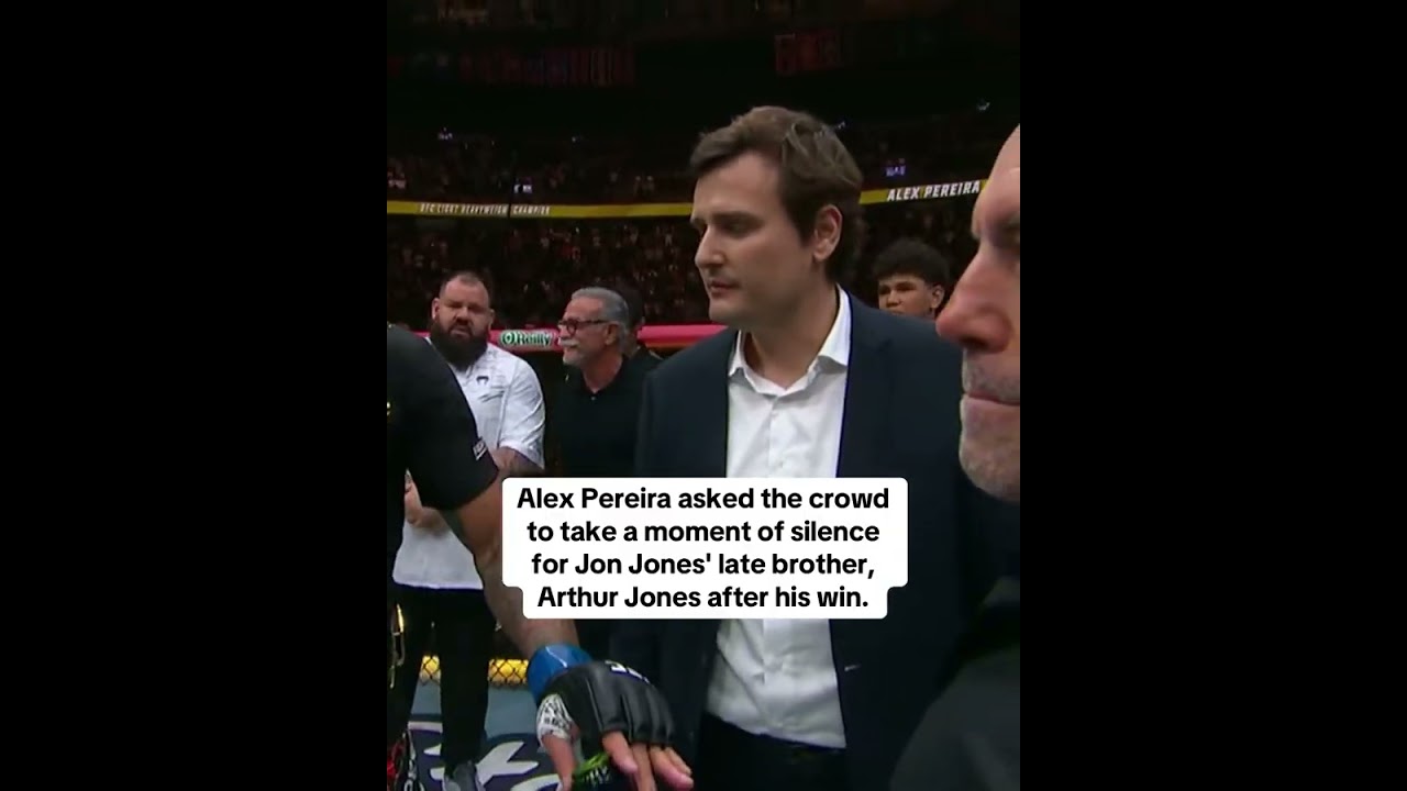 Alex Pereira paid tribute to Arthur Jones after his 