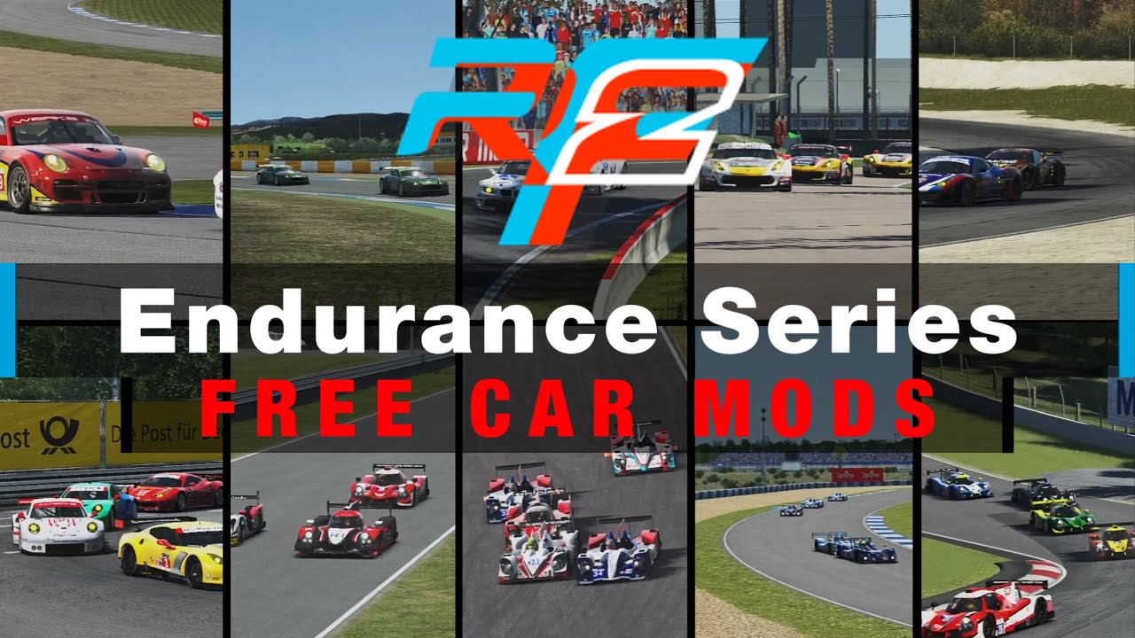 10 Free Car mods Pack for Endurance Series rFactor 2