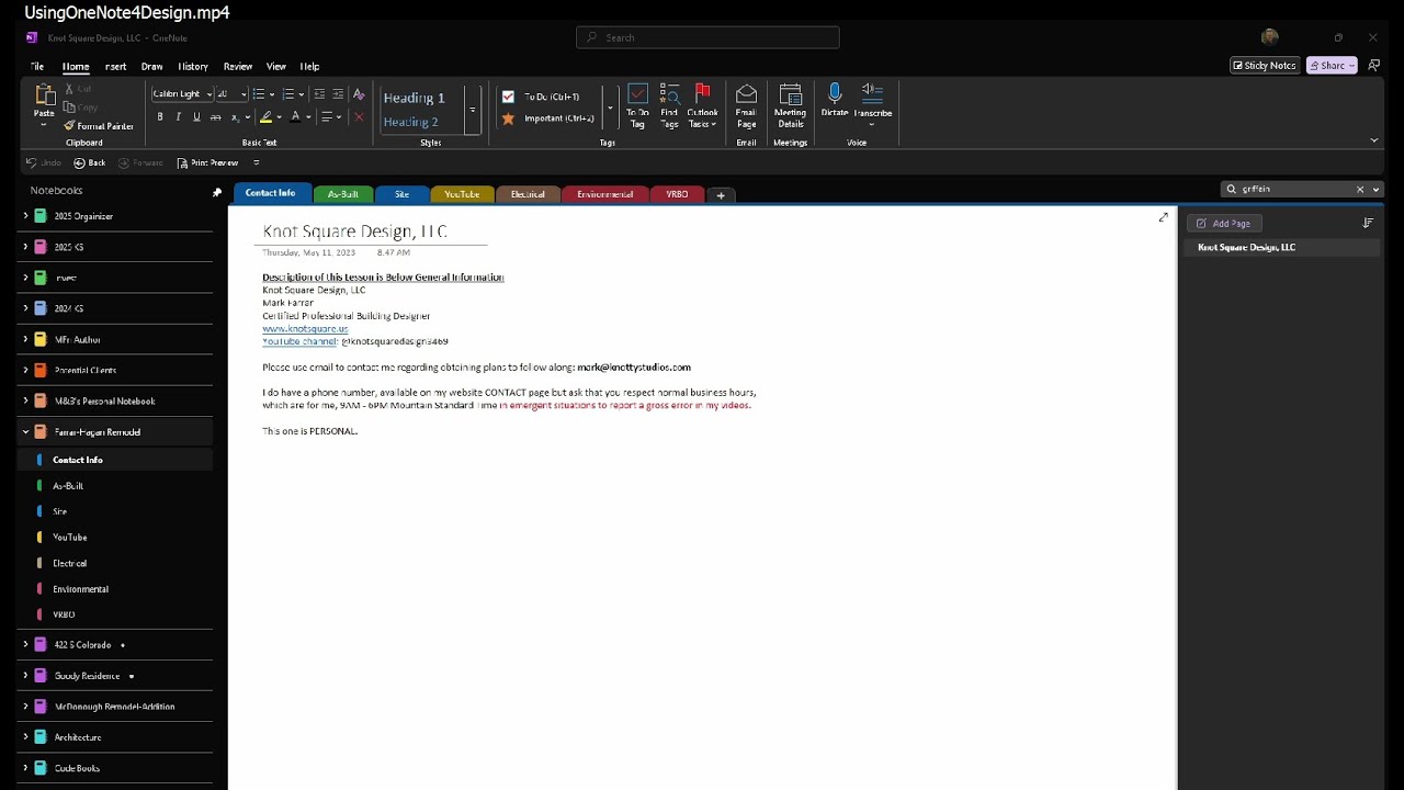 Using OneNote
