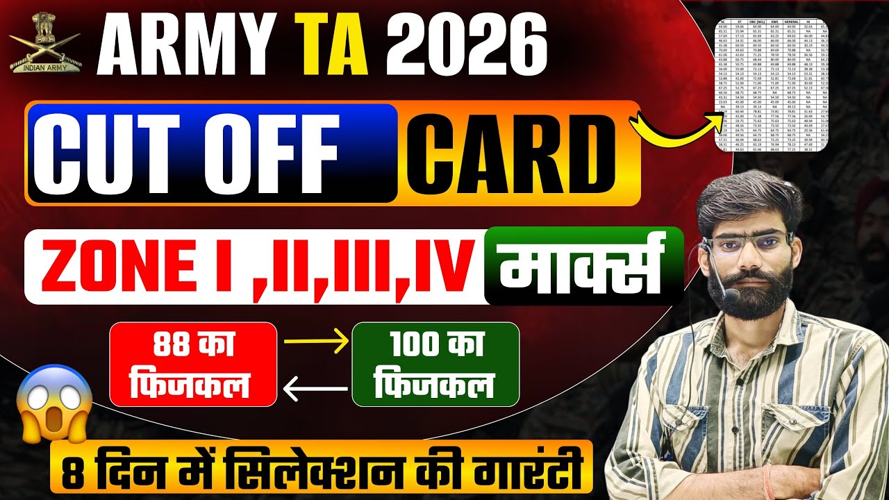 Ta Army Final Cut Off ! Final Cut Off Army Ta 2026 ! Ta Army Expected Cut Off ! Ta Army 2026 Paper