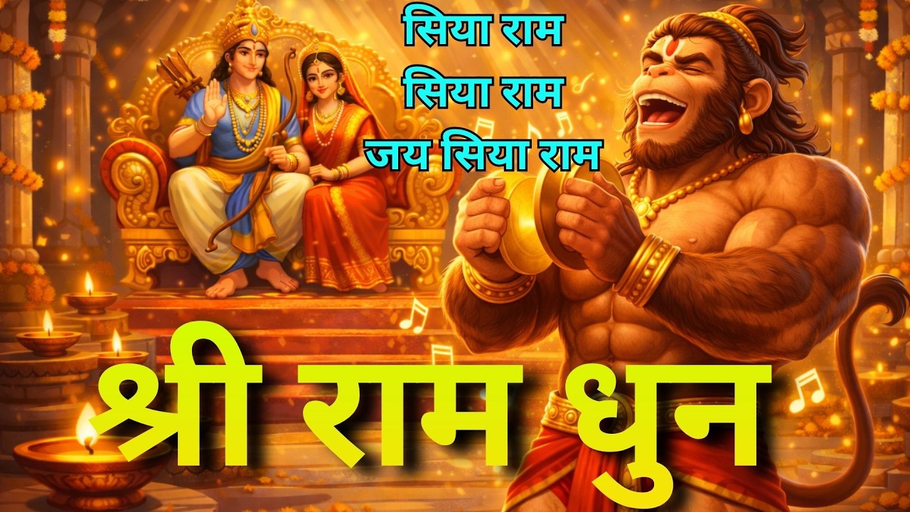 श्री राम धुन | Shree Ram Raksha Kavach | Sia Ram Jai Ram Jai Jai Ram | श्री राम भजन