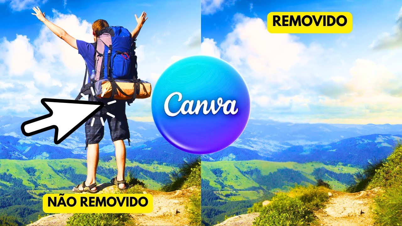 Como remover objetos de fotos no Canva? (Atualização da BORRACHA MÁGICA )