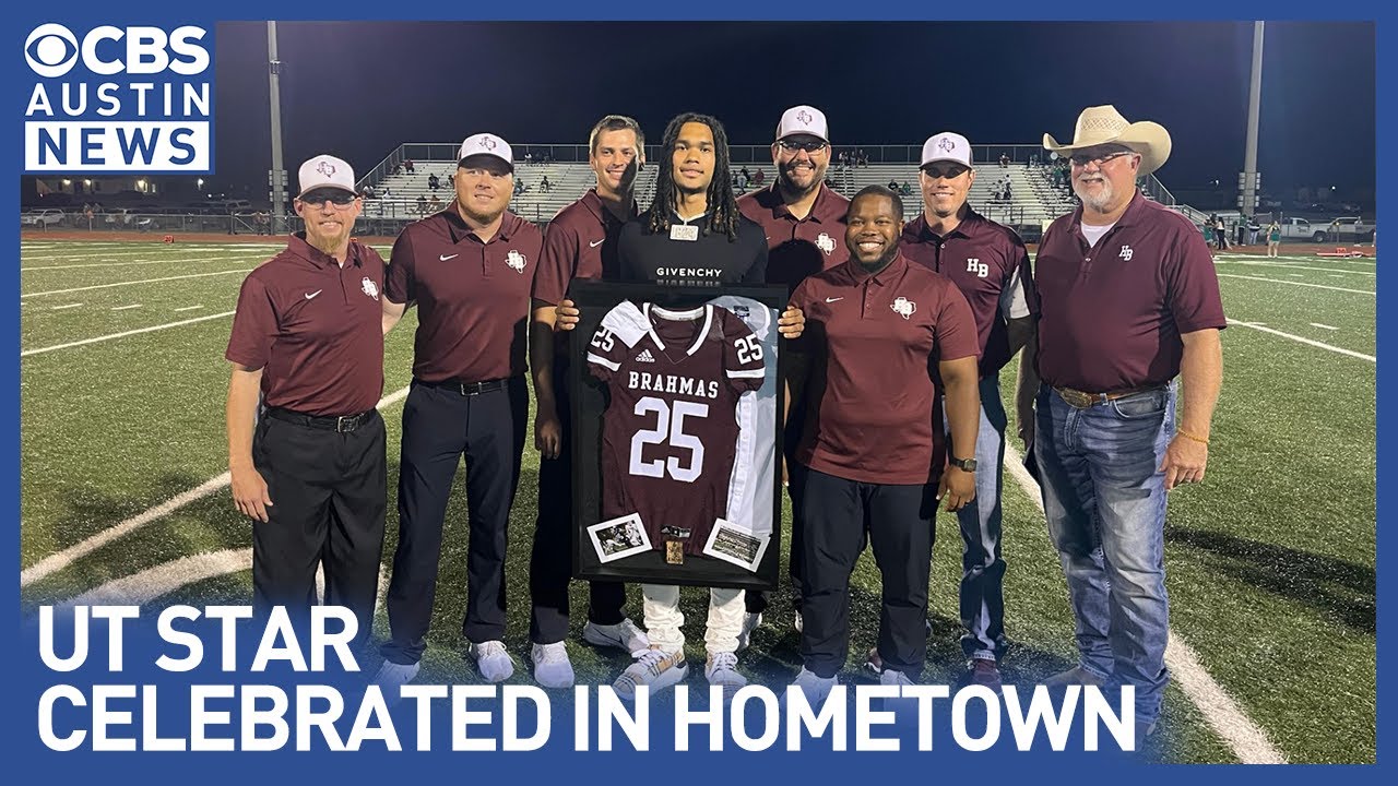 Texas town retires UT star Jonathon Brooks' jersey