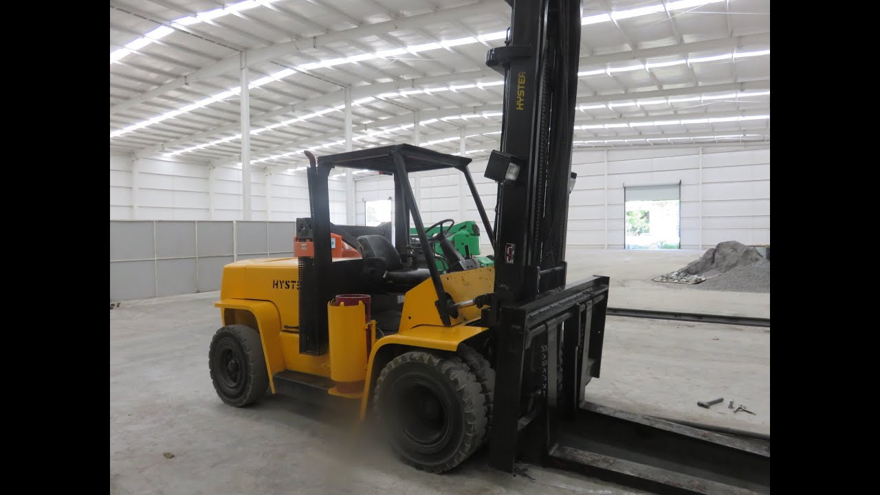 Cómo Operar o manejar Montacargas Hombre Sentado Marca HYSTER Modelo H135XL2 Gas LP de 13500 Libras
