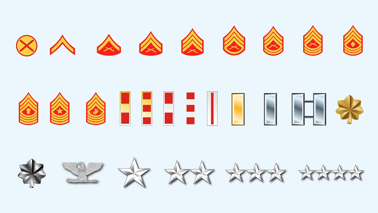 U.S. Marine Corps Ranks Explained : Insignia, Roles & Promotions