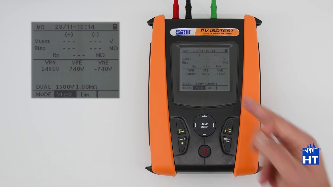 PV-ISOTEST pomiary rezystancji izolacji napięciem do 1500V