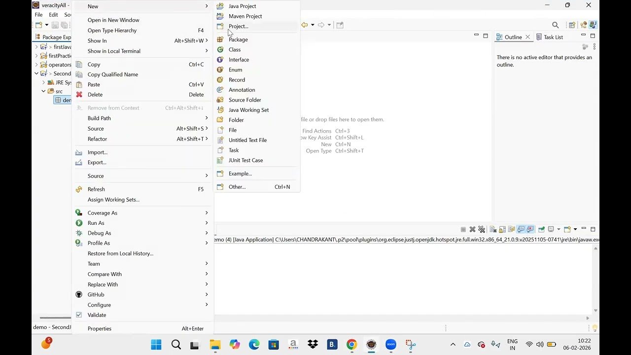 My First Java Program: Hello World