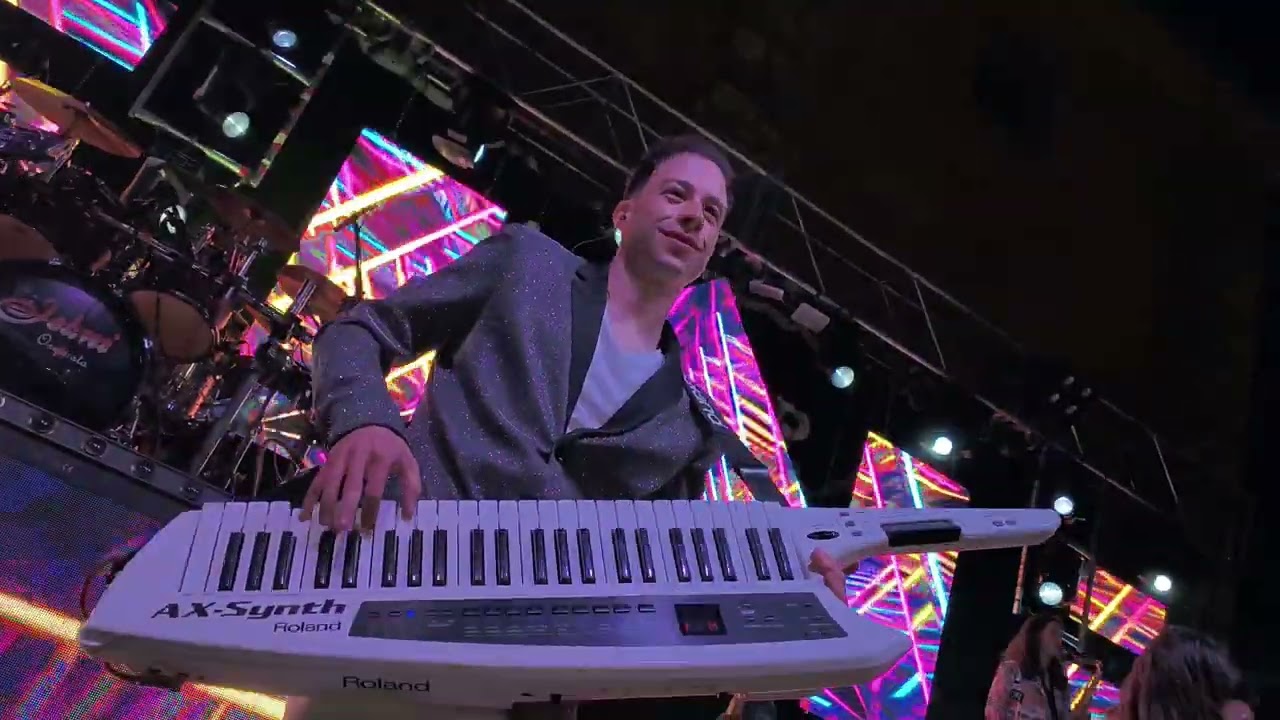 Actuacion Orquesta Jelmi en las fiestas de San Gregorio 2024 en Pozorrubio de Santiago (Cuenca)