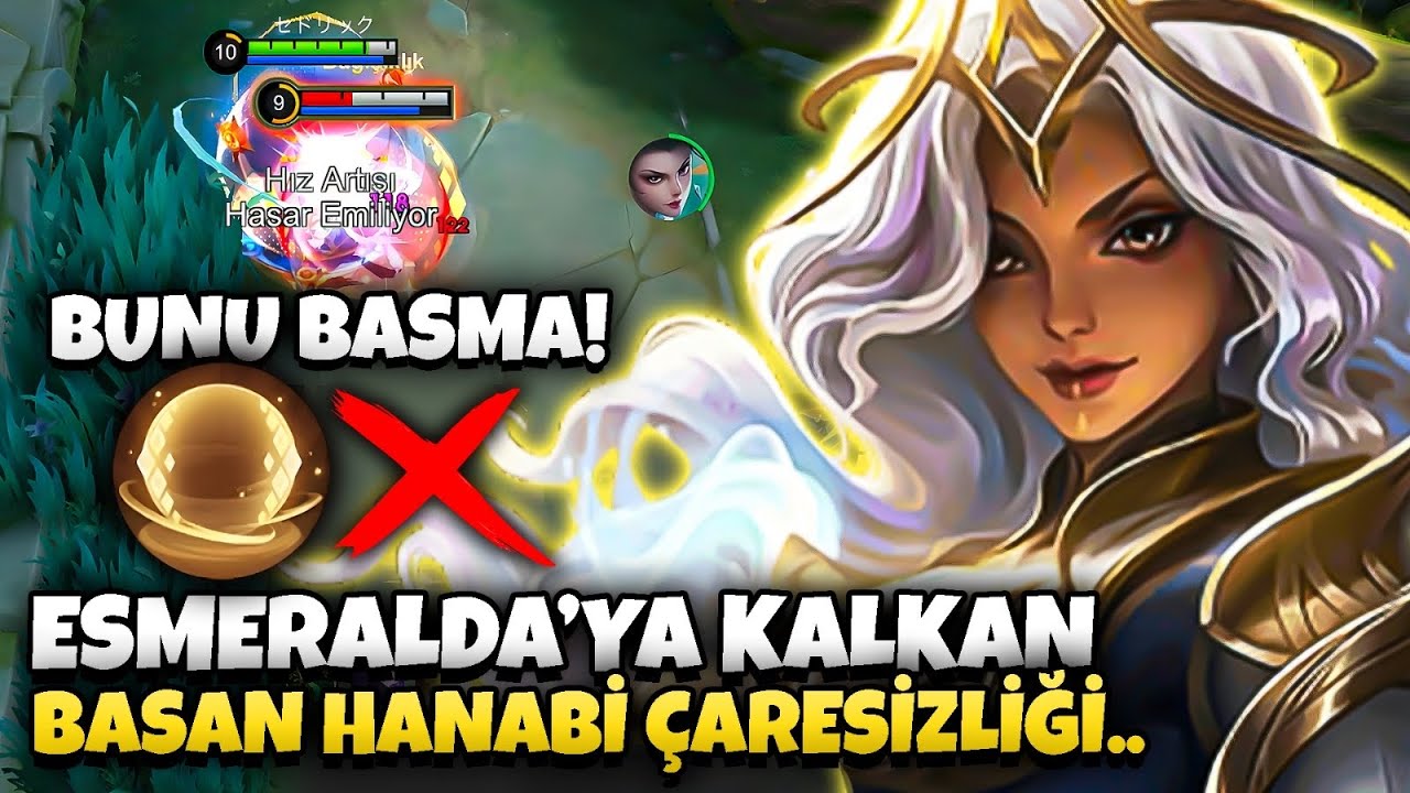 ESMERALDA'YA KALKAN BASAN HANABİ CARESİZLİĞİ! - 1 CANLI KULEDEN NELER OLDU NELER? - Mobile Legends