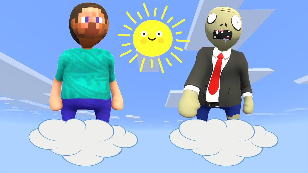 ZOMBİK VE STEVE BULUTLARA ÇIKTI 😱 - Süper Kahramanlar