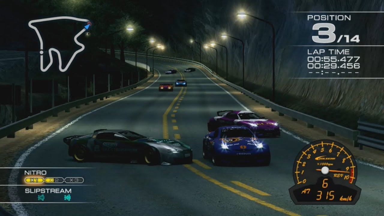 Ridge Racer 7 Maker's Trial QUOX'S with Jujak at Sunset Heights R [Spectator view]