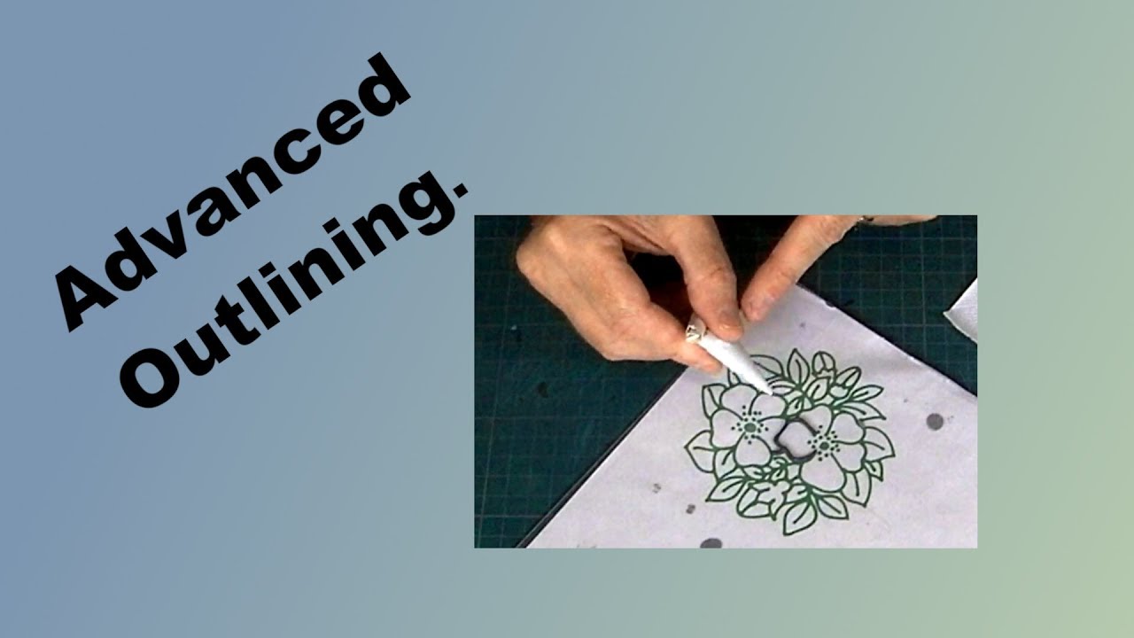 Lesson 7. Advanced Outlining for Glass Painters.