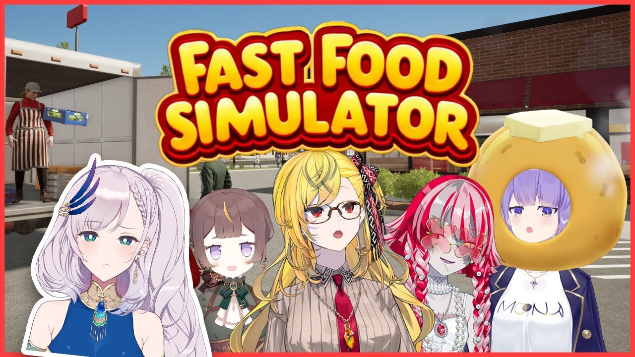 【Fast Food Simulator】a successful ID franchise.【hololiveID】