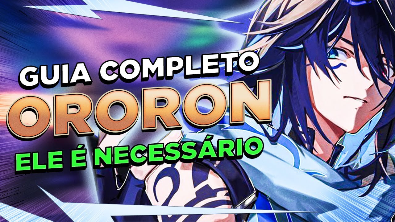 GUIA COMPLETO do ORORON, UM ÓTIMO 4 ESTRELAS l Genshin impact