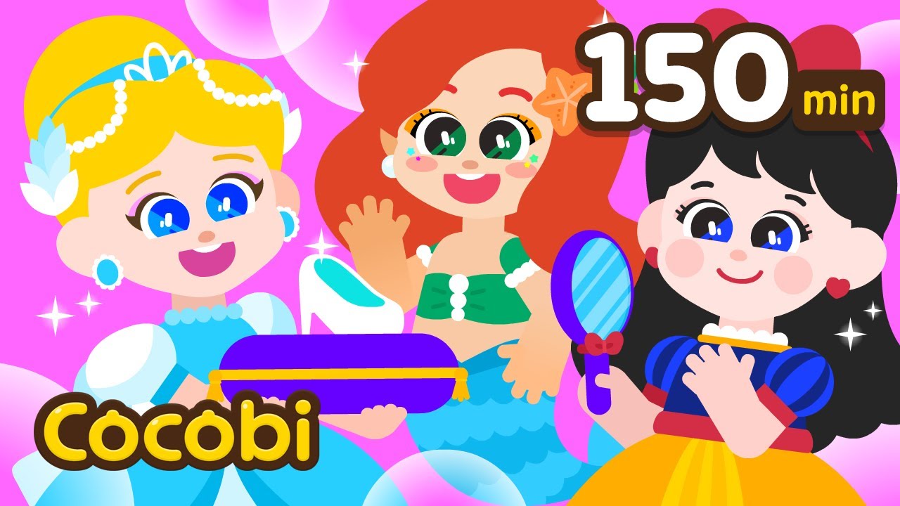 Princess Song Compilation🎀Songs for Kids | Princess Makeup, Finger Family and More! | Cocobi
