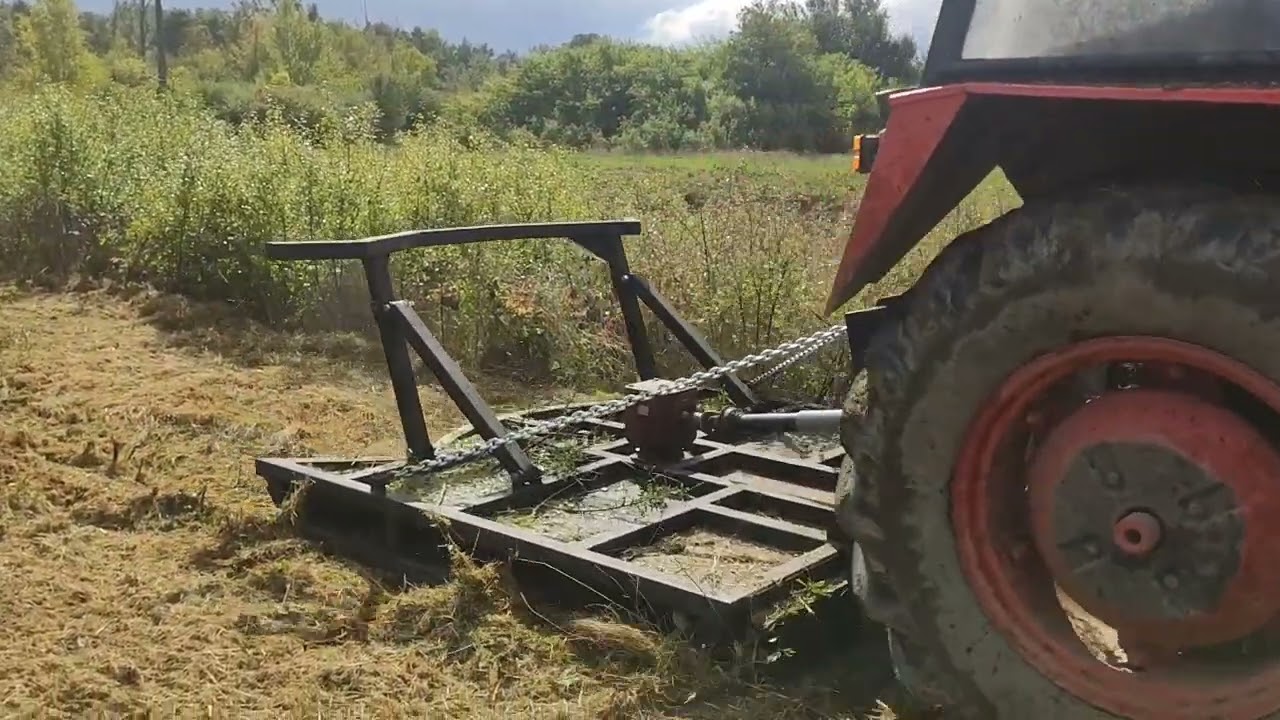 Rotary mulcher first test