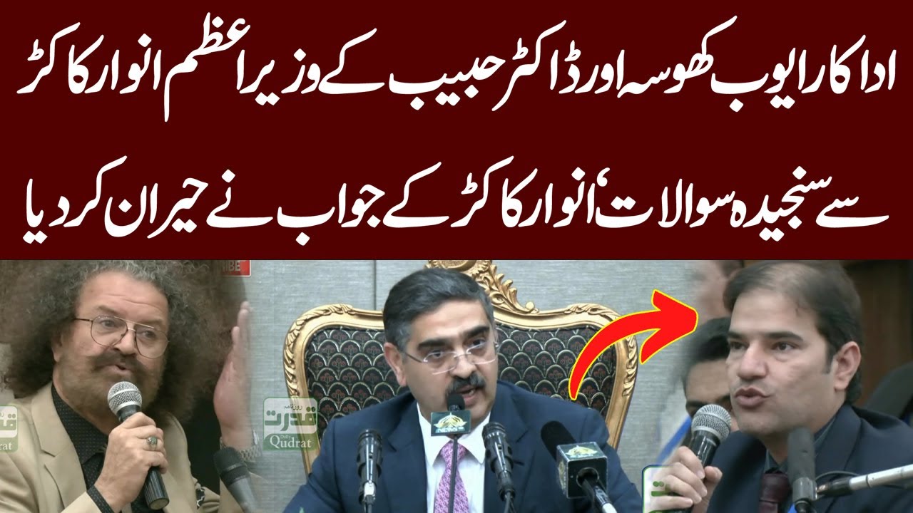 Actor Ayub Khosa and Dr. Habib's serious questions to Prime Minister Anwar Kakar