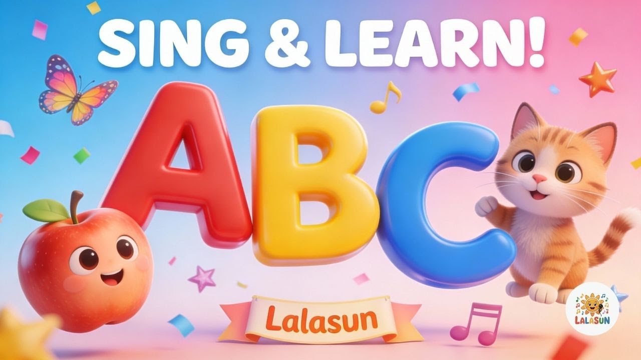 ABC Song for Kids | Learn the Alphabet A to Z | Lalasun Nursery Rhymes