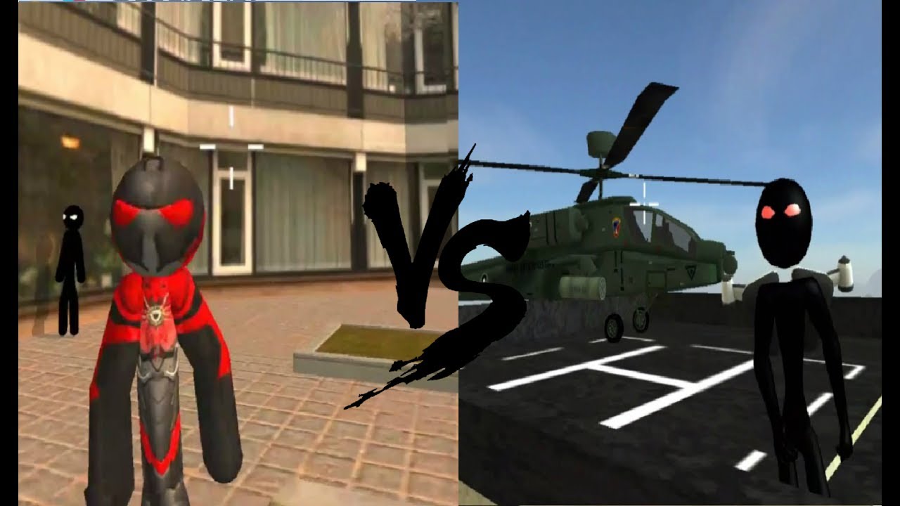 ► Stickman Rope Hero vs Real Stickman Crime (Naxeex LLC  vs Naxeex Corp) Gameplay compilation