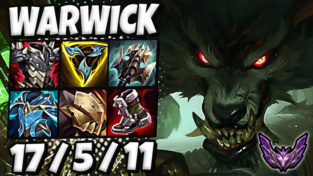 Warwick Jungle vs Graves [ OTP ] Lol Korea Master Patch 13.17 ✅