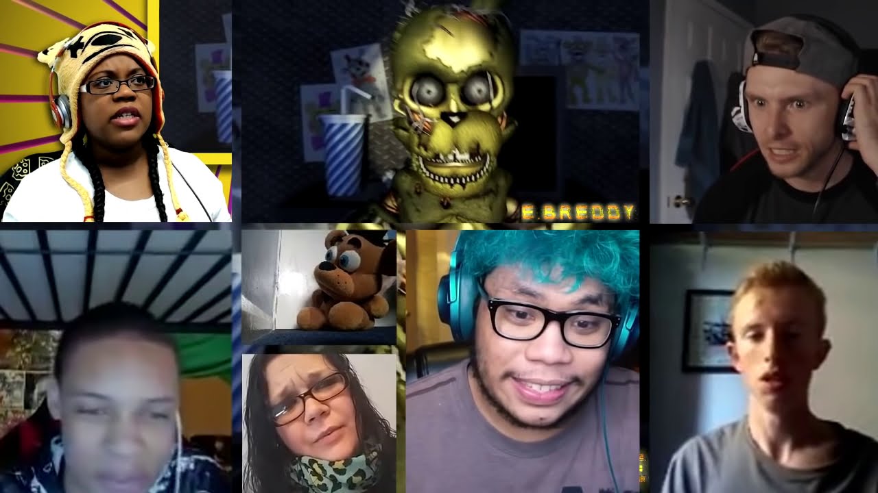 [SFM/FNaF] TJOC RAP\FNAF RAP REMIX By JT Music [REACTION MASH-UP]#107